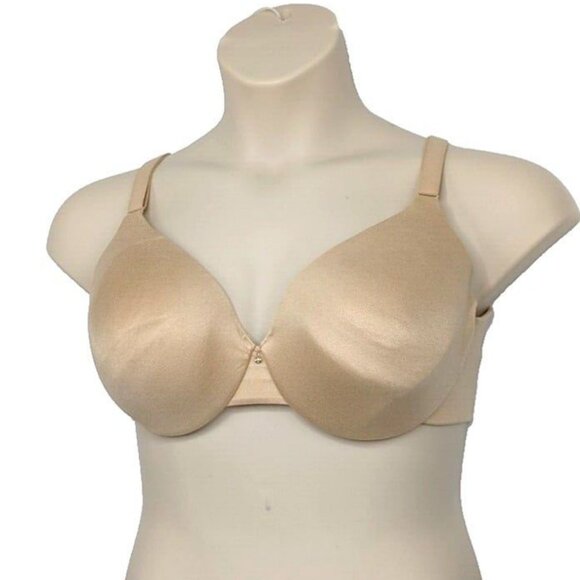 Lane Bryant Cacique Bra Invisible Backsmoother Full Coverage Cafe Mocha 46DDD - Picture 4 of 10